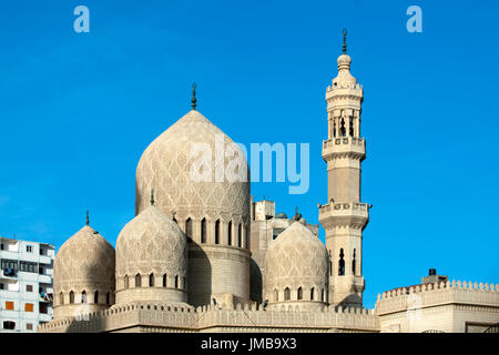 Égypte, Alexandrie, Mosquée Abu al-Abbas al-Mursi Banque D'Images