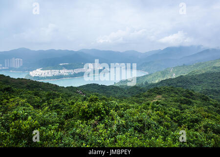 HONG KONG - le 23 octobre 2016 : La vue de la montagne à Hong Kong. Banque D'Images