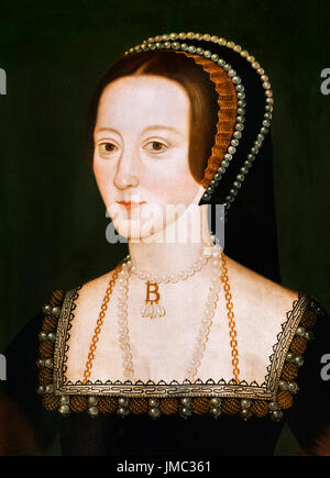 Anne Boleyn. Portrait de la deuxième femme du roi Henry VIII d'Angleterre, par un artiste inconnu c.1534 Banque D'Images