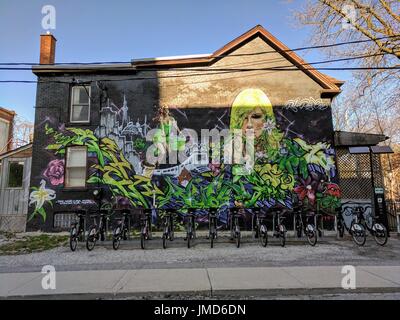 Dans le Graffiti 6 (Toronto, Ontario, Canada) Banque D'Images