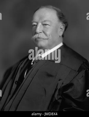 William Howard Taft, Head and shoulders Portrait comme juge en chef de la Cour suprême des États-Unis, Harris et Ewing, 1921 Banque D'Images