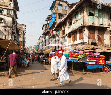 Coin de rue, Mumbai, Inde Banque D'Images