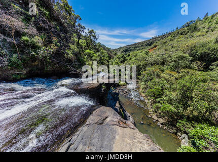 La Periquera cascades de Villa de Leyva Boyaca Colombie en Amérique du Sud Banque D'Images