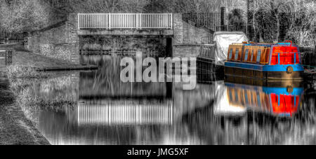 Canal Boat Erewash Banque D'Images