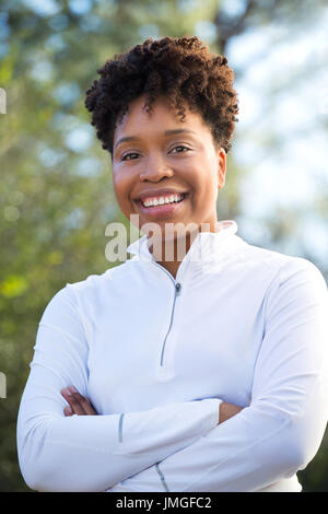 Femme de l'exercice et la remise en forme. Banque D'Images