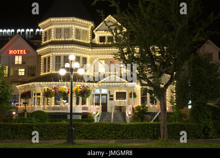 Gatsby Mansion à Huntingdon Manor, à Victoria, Colombie-Britannique, Canada. Maintenant appelé Pendray Inn et thé (2017). Victoria (Colombie-Britannique). Banque D'Images