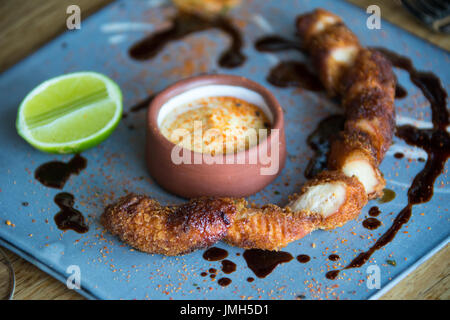 Le poulpe au pot Luck Club, Cape Town, Afrique du Sud Banque D'Images