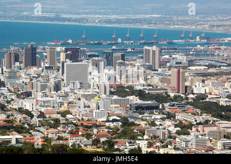 Le centre-ville de Cape Town, Afrique du Sud Banque D'Images