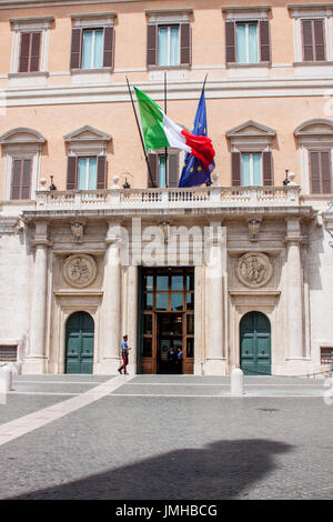 Presidenza del consiglio dei ministri dans Piazza Colonna, Rome Italie Banque D'Images