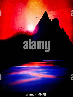ART CONTEMPORAIN : Evening Glory par Edmund Nagele FRPS Banque D'Images