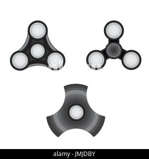 Fidget jeu spinner. Morden, le Toy Icon. Illustration de Vecteur