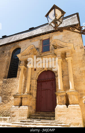 La chapelle des Pénitents Blancs, Sarlat-la-Canéda, Dordogne, France Banque D'Images