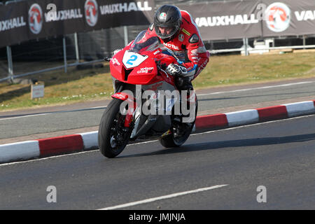 Guy Martin International Northwest 200 2017 Vauxhall Banque D'Images