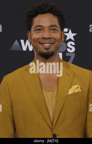 Au BET Awards 2017 - Théâtre de Microsoft avec des arrivées : Jussie Smollett Où : Los Angeles, California, United States Quand : 25 Juin 2017 Crédit : Nicky Nelson/WENN.com Banque D'Images