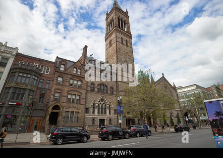 Ancienne église du sud United Church of Christ Back Bay de Boston USA Banque D'Images