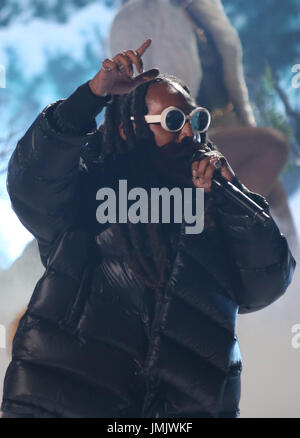 BET Awards 2017 - spectacle : Le décollage Où : Los Angeles, California, United States Quand : 25 Juin 2017 Crédit : FayesVision/WENN.com Banque D'Images