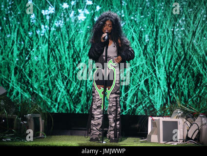 BET Awards 2017 - Spectacle : SZA Où : Los Angeles, California, United States Quand : 25 Juin 2017 Crédit : FayesVision/WENN.com Banque D'Images