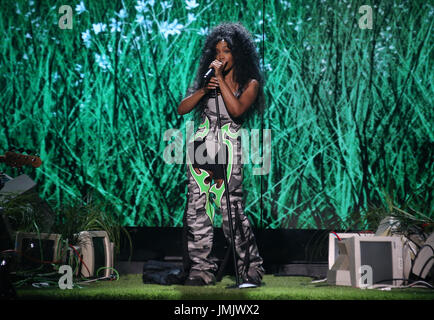 BET Awards 2017 - Spectacle : SZA Où : Los Angeles, California, United States Quand : 25 Juin 2017 Crédit : FayesVision/WENN.com Banque D'Images