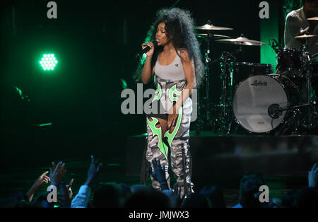 BET Awards 2017 - Spectacle : SZA Où : Los Angeles, California, United States Quand : 25 Juin 2017 Crédit : FayesVision/WENN.com Banque D'Images