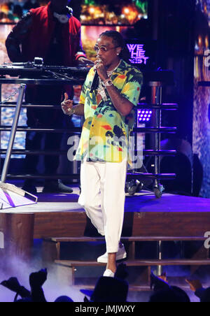 BET Awards 2017 - Spectacle : Quavo Où : Los Angeles, California, United States Quand : 25 Juin 2017 Crédit : FayesVision/WENN.com Banque D'Images