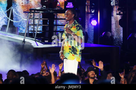 BET Awards 2017 - Spectacle : Quavo Où : Los Angeles, California, United States Quand : 25 Juin 2017 Crédit : FayesVision/WENN.com Banque D'Images