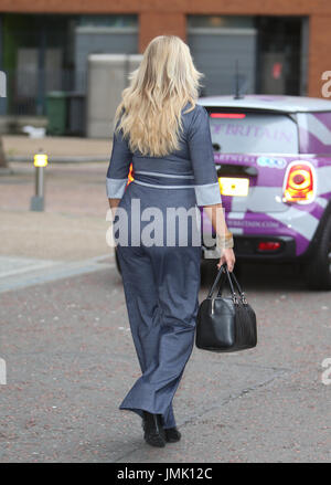 Carol Vorderman hors tournage Studios ITV Avec : Carol Vorderman Où : London, Royaume-Uni Quand : 27 Juin 2017 Crédit : Rocky/WENN.com Banque D'Images