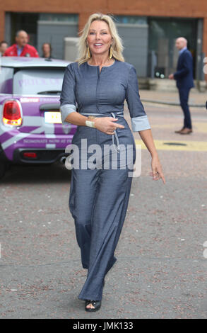 Carol Vorderman hors tournage Studios ITV Avec : Carol Vorderman Où : London, Royaume-Uni Quand : 27 Juin 2017 Crédit : Rocky/WENN.com Banque D'Images