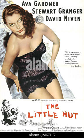 La petite hutte 1957 MGM film avec Ava Gardner Banque D'Images