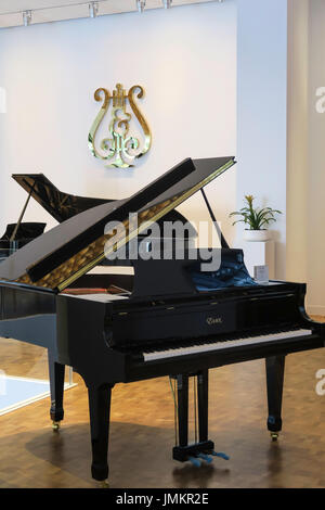 Grand Piano Steinway and Sons en Showroom, NYC, USA Banque D'Images