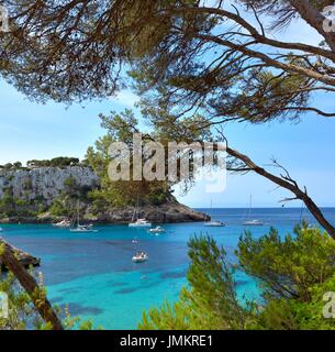 Cala Galdana Minorque Minorque Banque D'Images