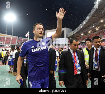 BANGKOK - Mai 30:John Terry de Chelsea en action pendant la célébration Singha FC Chelsea match au stade Rajamangala le 30 mai 2015 à Bangkok, Thaïlande. Banque D'Images