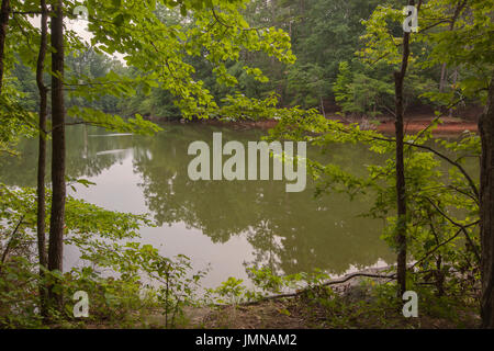 Une vue sur Lake Norman de Troutman, Caroline du Nord. Banque D'Images