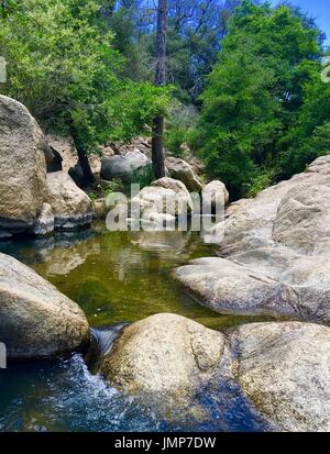 Green Valley Falls, Cuyamaca Rancho State Park, Californie Banque D'Images