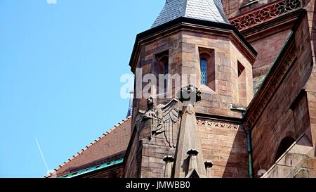 Christuskirche Karlsruhe, Église évangélique de Karlsruhe, Bade-Wurtemberg, Allemagne Banque D'Images