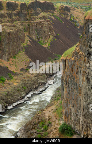 La gorge de la rivière Palouse, Palouse Falls State Park, Washington Banque D'Images