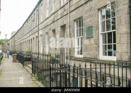 Photo : 10 Warriston Crescent, Edinbrugh Fryderyk Chopin visité en 1848 Banque D'Images