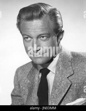 Richard Denning, Portrait publicitaire pour le film, 'The crooked Web', Columbia Pictures, 1955 Banque D'Images