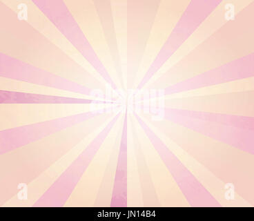 Abstract rétro arrière. Rayons de soleil avec Orange Jaune floue. Dans le cadre de style rétro. Banque D'Images