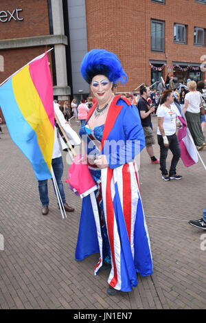 Pride 2017 Norwich, Royaume-Uni, 29 juillet 2017 Banque D'Images