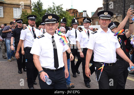 Pride 2017 Norwich, Royaume-Uni, 29 juillet 2017 Banque D'Images