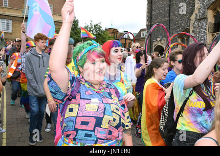 Pride 2017 Norwich, Royaume-Uni, 29 juillet 2017 Banque D'Images