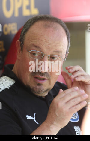 Mainz, Allemagne. 29 juillet, 2017. Newcastle's manager pendant le match de football amical club international entre FSV Mainz 05 et Newcastle United à Mainz, Allemagne, 29 juillet 2017. Photo : Thomas Frey/dpa/Alamy Live News Banque D'Images