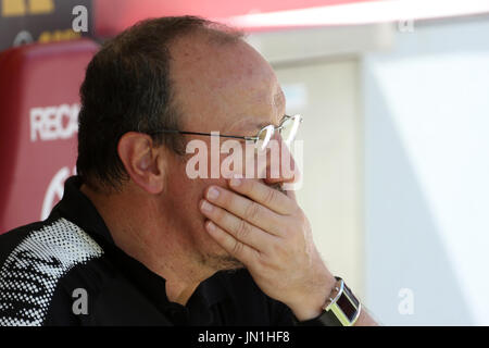 Mainz, Allemagne. 29 juillet, 2017. Newcastle's manager pendant le match de football amical club international entre FSV Mainz 05 et Newcastle United à Mainz, Allemagne, 29 juillet 2017. Photo : Thomas Frey/dpa/Alamy Live News Banque D'Images