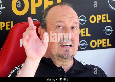 Mainz, Allemagne. 29 juillet, 2017. Newcastle's manager pendant le match de football amical club international entre FSV Mainz 05 et Newcastle United à Mainz, Allemagne, 29 juillet 2017. Photo : Thomas Frey/dpa/Alamy Live News Banque D'Images