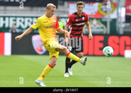 Berlin, Deutschland. 29 juillet, 2017. Felix KROOS (Union européenne), l'Aktion am Ball. Fussball 2. Bundesliga/ FC Ingolstadt-FC Union Berlin 0-1, 1.Spieltag, Spieltag01, Liga2, Saison 2017/18 am 29.07.2017, AUDI SPORTPARK., | Verwendung weltweit Credit : dpa/Alamy Live News Banque D'Images