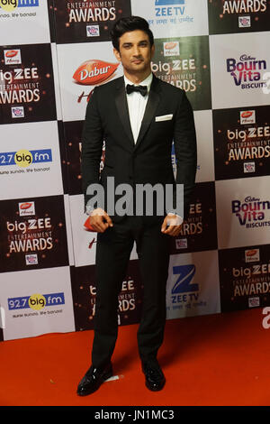 Mumbai, Inde. 29 juillet, 2017. Bollywood acteur sushant Singh Rajput posent pour la photo lors de grands Zee entertainment awards présenté par canal radio fm 92,7 à yashraj, studio, andheri Mumbai le 29 juillet 2017. Credit : Prodip Guha/Alamy Live News Banque D'Images