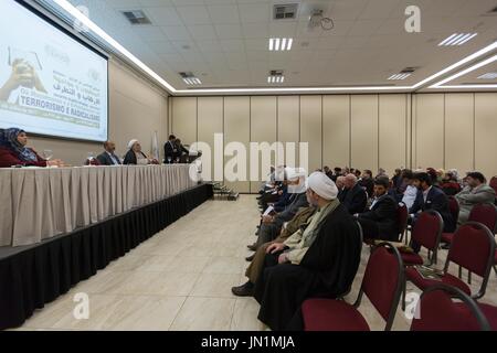 Sao Paulo, Sao Paulo, Brésil. 29 juillet, 2017. Cas ''Les musulmans et l'affrontement contre le terrorisme et le radicalisme'' promu par le Centre islamique au Brésil dans un hôtel de Sao Paulo, Brésil le samedi (29) Credit : Paulo Lopes/ZUMA/Alamy Fil Live News Banque D'Images