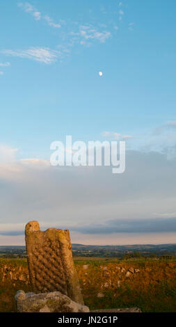 Le roi Doniert's Stone sur Bodmin Moor Banque D'Images