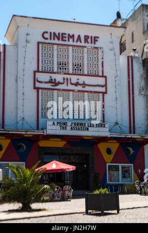 Maroc : La Cinémathèque de Tanger, le cinéma Rif, l'Afrique du Nord, premier cinéma centre culturel dans le cœur historique de Tanger, le Grand Socco square Banque D'Images