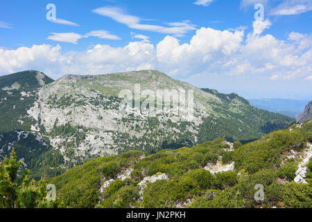 Sommet de montagne,Höllengebirge, Brunnkogel Wenningstedt, Salzkammergut, Oberösterreich, Autriche, Autriche Banque D'Images